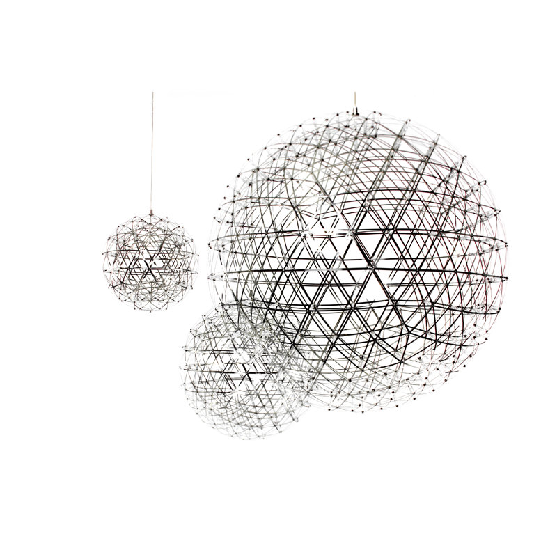 Raimond LED Chandelier,  24" H X 24" W X 24" D, 98.4"