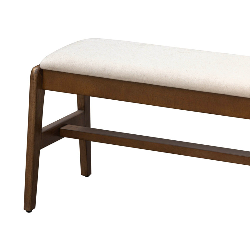 Maya Upholstered Bench, Brown