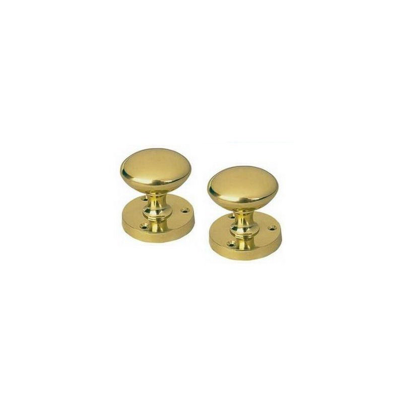 1 Pair Victorian Sprung Mortice Door Knobs 