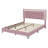 Upholstered Bed Frame With LED Lights-1433047446