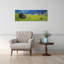 Brouette dans un champ, art tranquille contemporain autrichien abstrait fleur-784184758