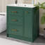 Meuble-lavabo de 30 po avec lavabo, meuble-lavabo classique, meuble-lavabo de 30 po avec lavabo comprenant 2 tiroirs et un tiroir double couche-1922401798