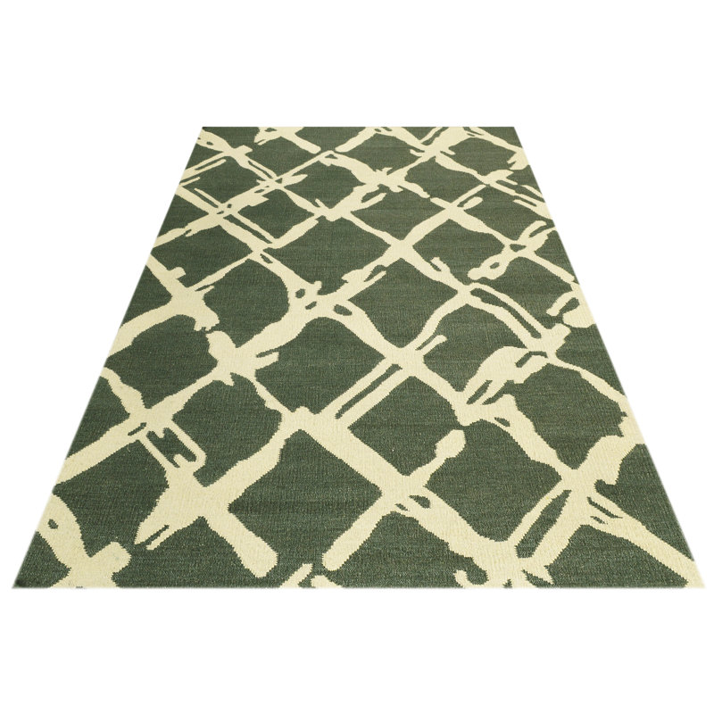 Abstract Hand Woven Area Rug, Rectangle 120 x 180cm