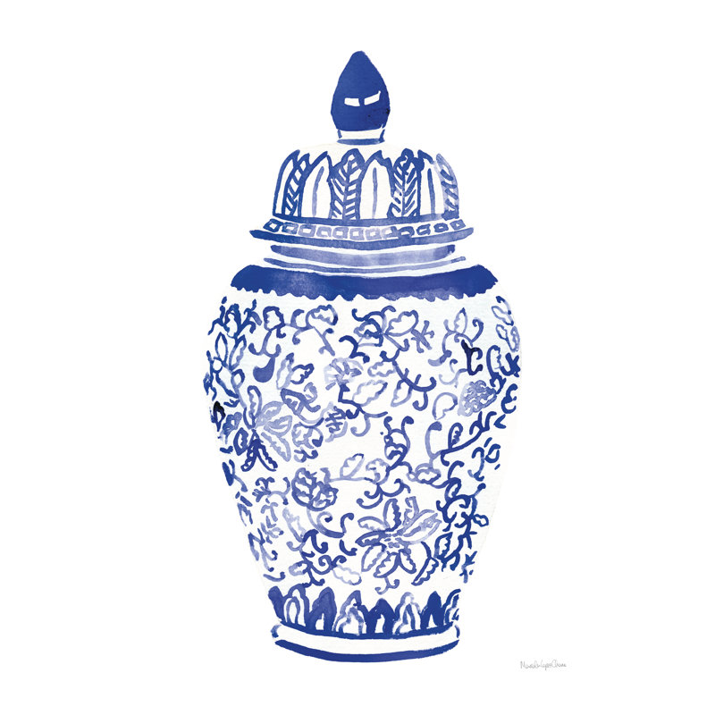 Ginger Jar II by Mercedes Lopez Charro - Wrapped Canvas Print, 122cm H x 81cm W