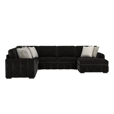 4-piece Sectional With Pop-up Sleeper
