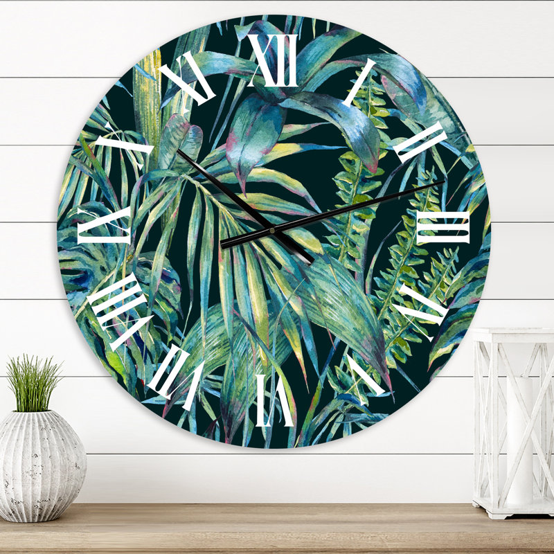 Horloge murale Tropical, Moyen