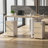 Okeysen 8 Person Office Desk Set with 8 BIFMA-Certified Chairs and 8 File Cabinets-129877187