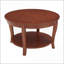 Space-Saving Wood Coffee Table with 2-Tier Open Storage, Easy to Assemble for Living Room