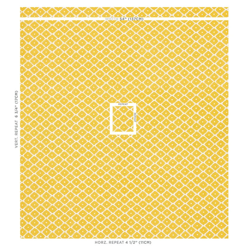 Ziggurat Fabric, Yellow