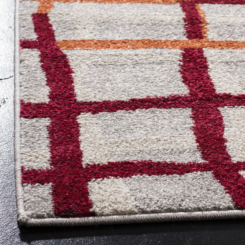 Seto Performance Abstract Rug, Square 7'