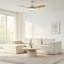 Canapés modulaires compressés 107 po (beige)-579082265