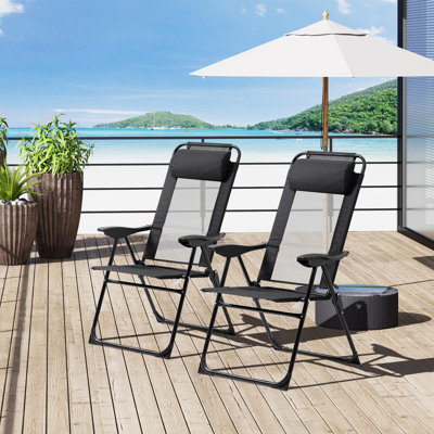 Jahvarni Portable Folding Camping Chair by Arlmont & Co.