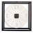 Analog Metal Electric Tabletop Clock White