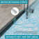 60'' W x 78'' H Double Sliding Frameless Shower Door with 5/16"(8mm) Clear Tempered Glass