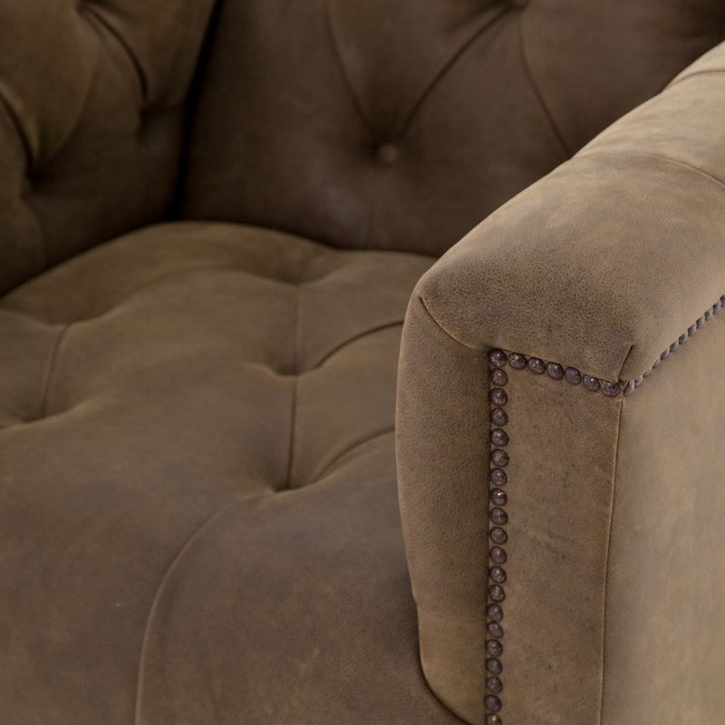 Maxx Swivel Chair, Umber Gray