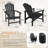 Zawadi HDPE Stacking Adirondack Chair-1256670095-1212229805