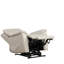 Fauteuil relevable de style contemporain avec design esthétique, accoudoirs en forme de selle, contrôleur câblé, port USB et boîte de siège en acier