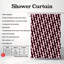 Rideau de douche Crimson Red - Premium-1663373676