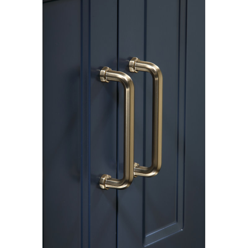 Poignée d'armoire Troy, 3 3/4″, Laiton satiné