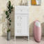 Meuble-lavabo 36 po avec lavabo supérieur, meuble-lavabo moderne avec 2 tiroirs et tiroir escamotable, meuble-lavabo simple-119233131