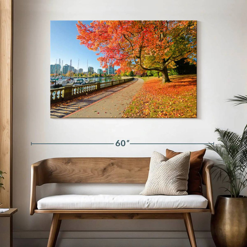 Ravi Stanley Park en automne, H 32 po x l 48 po