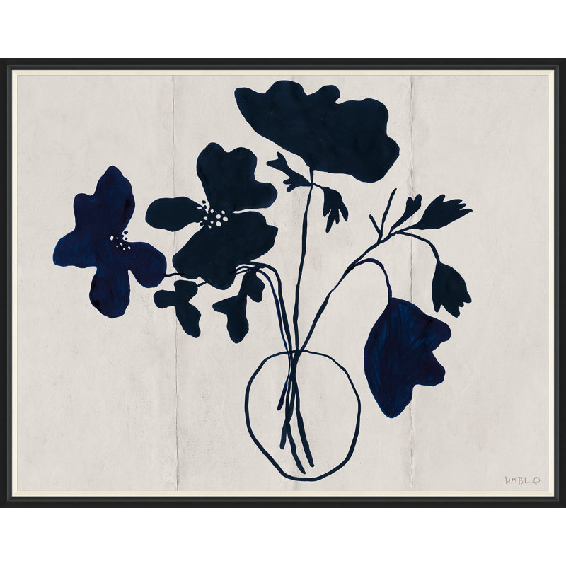 " Anemone (var. 1) " by Susan Hable, 43" H x 54" W, Black