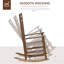 Chaise berçante à haut dossier Traditional-1837795211