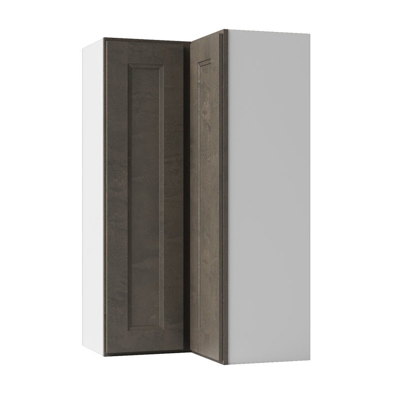 Armoire murale d'angle, L 24 po x H 42 po x P 12 po, Double shaker Cinder