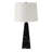 30X16" Tapered Marble Lamp, Black