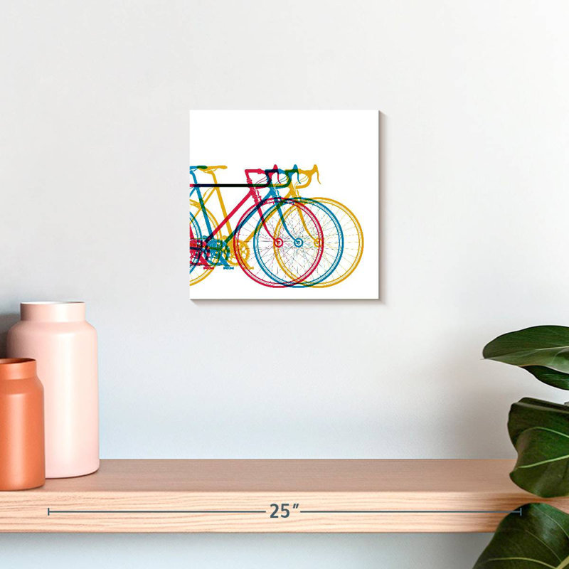 Vélo abstrait Mehar, H 10 po x l 10 po