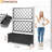 47 X 15.75 X 70 In. Iron Rolling Planter Box With Trellis