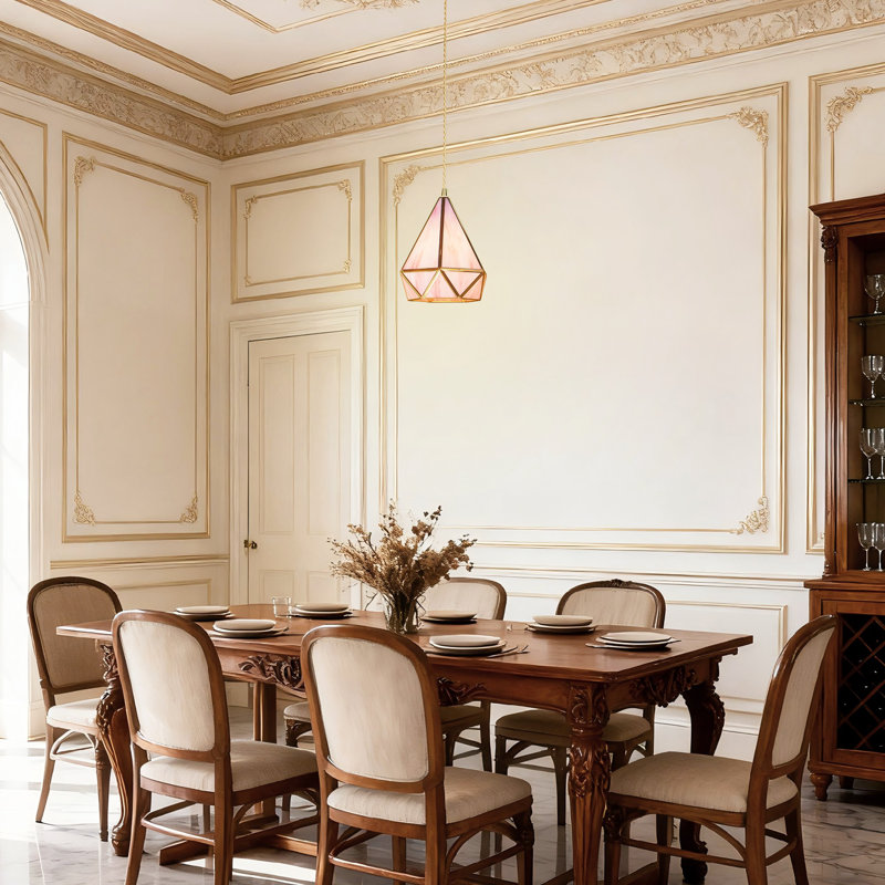 1 - Light Single Chandelier Dimmable