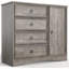Commode combinée 4 tiroirs 39,37 po Allmond