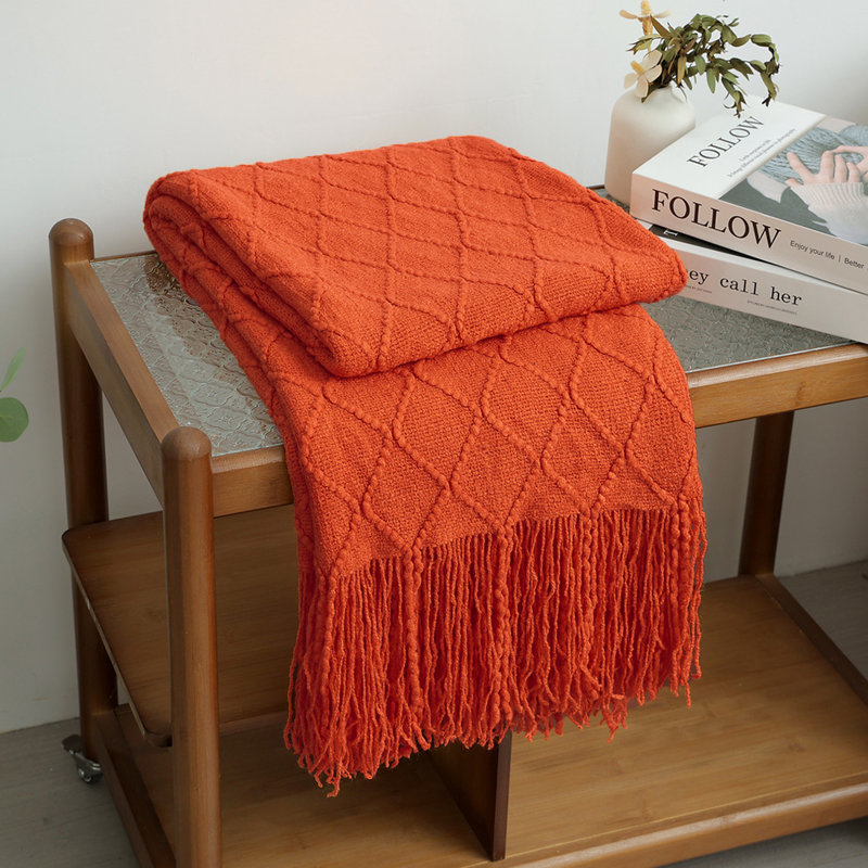 Acrylic Sofa；Armchair；Loveseat；Daybed Slipcover, Orange