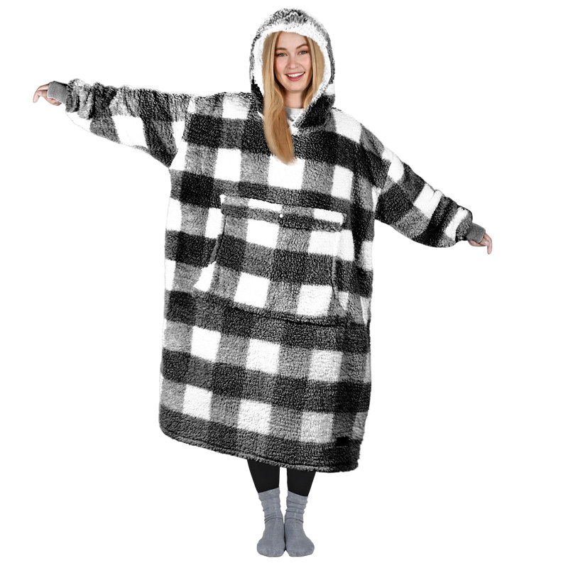Surdimensionné Catalonia Sweat à capuche avec couverture, molleton confortable sur tout le corps