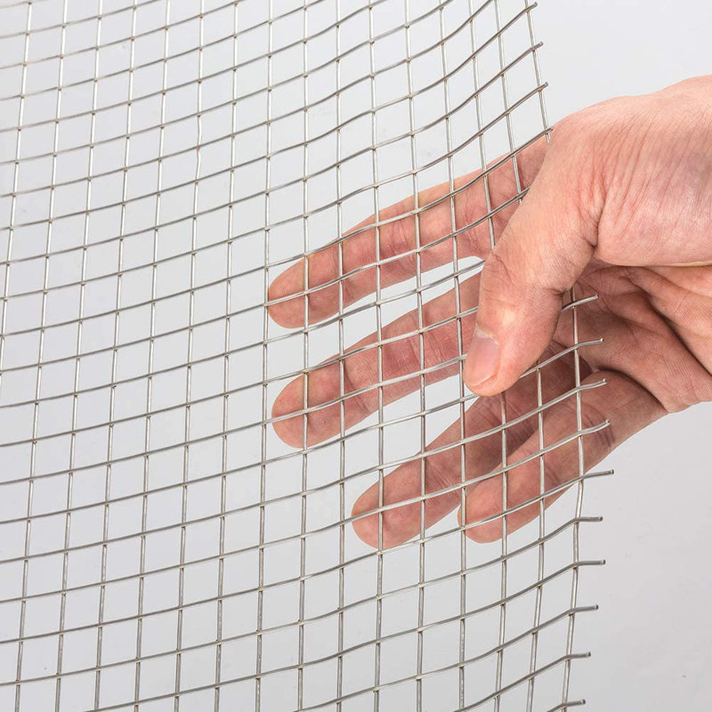 Hardware Cloth 1/2 Inch 48inx100ft 19 Gauge Vinyl Coated Square Chicken Wire Fence Mesh Roll, 10.43 in. H x 10.43 in. W