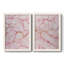 «Rose Marble I», reproduction de photo sur toile 2 pièces-376357924-376357923