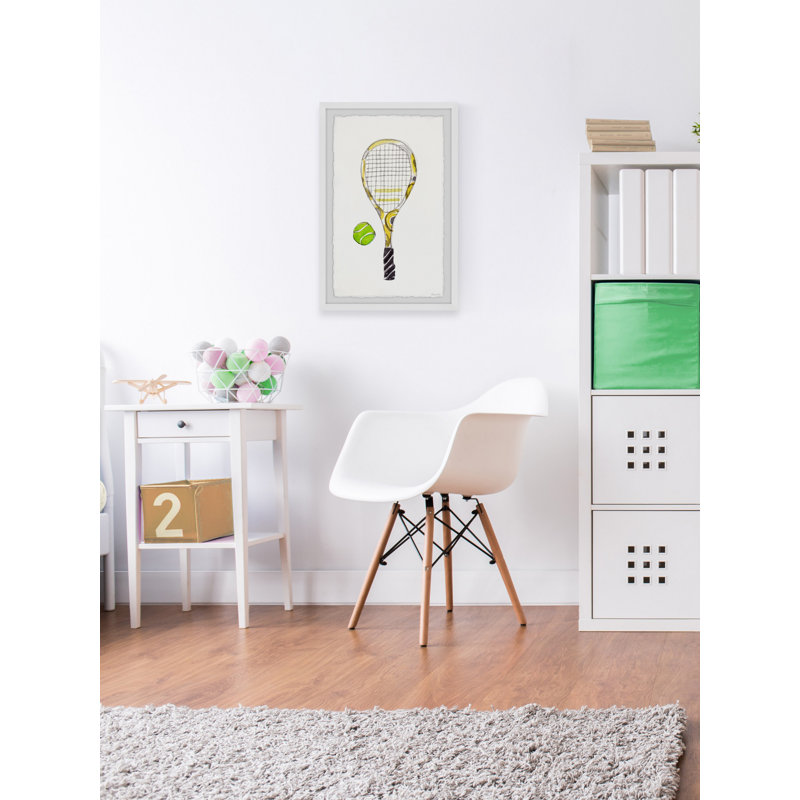 Mikah Tennis Starter, reproduction encadrée, H 36 po x l 24 po x P 1,5 po
