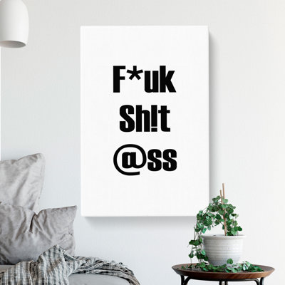 Mind Your Language - Wrapped Canvas