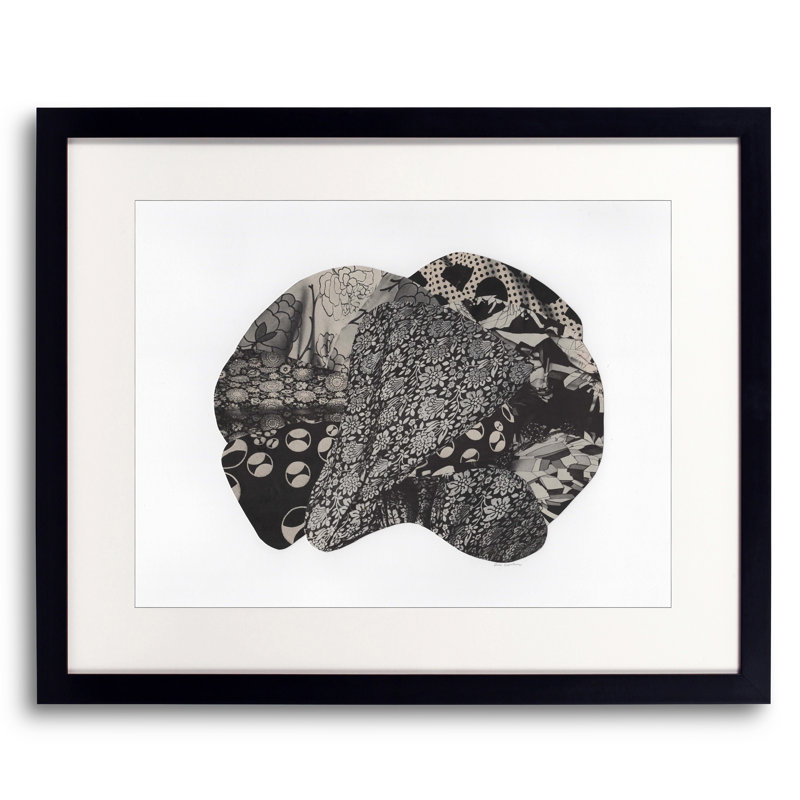 1970 I par Lisa Eisenbrey - impression, H 25 po x l 33 po, Toile avec cadre noir
