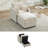 Upholstered Accent Armchair & Ottoman Set, Both with Hidden Storage-330070481