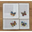 Flutter and Lace Cocktail Napkins 6x6 Inch