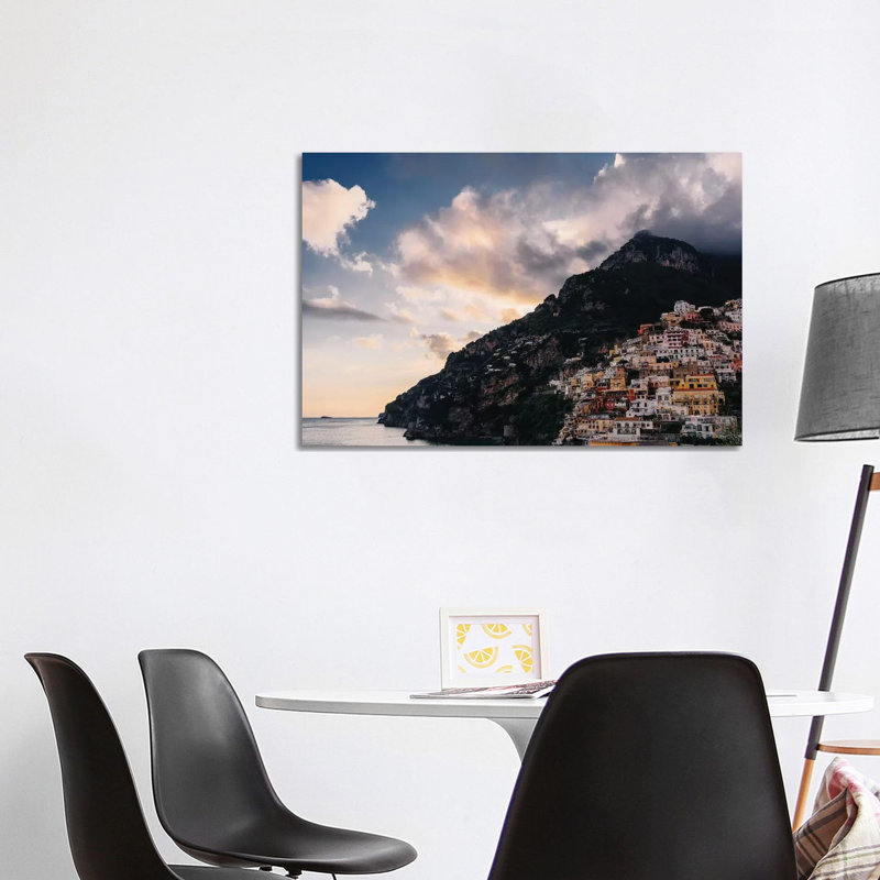 Positano Sunset VI by Bethany Young - Print on Canvas, Wrapped Canvas, 66.04cm H x 101.6cm W x 3.81cm D