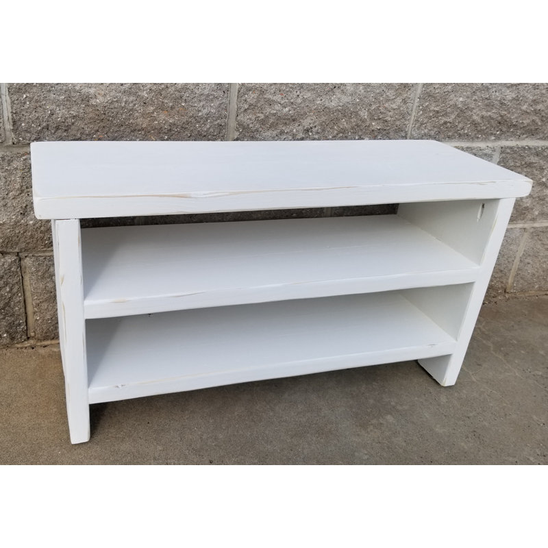 Sooriyakumar Solid Wood Storage Bench, 17" H x 42" W x 10" D