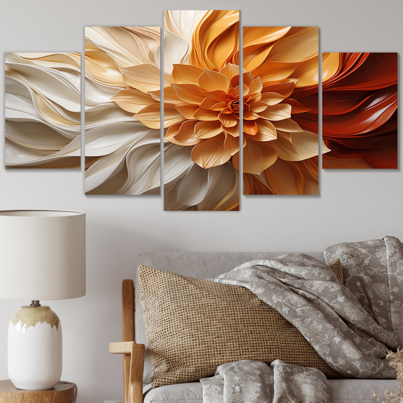 " Sunlit Spiral " 5 - Pieces