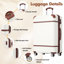 Ensemble de valises rigides avec valise légère, serrure TSA et rangement extensible pour plus de commodité de voyage-130173540-130671733
