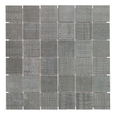 Lungo 2" x 2" Porcelain Grid Mosaic Wall & Floor Tile