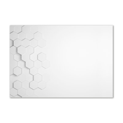Hexagons Background 1 Piece Wrapped Canvas Wall Art
