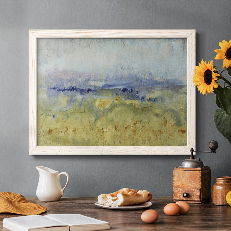 Toile tendue à cadre ouvert «Open Terrain I», Blanc, H 14 po x l 20 po x P 1,5 po