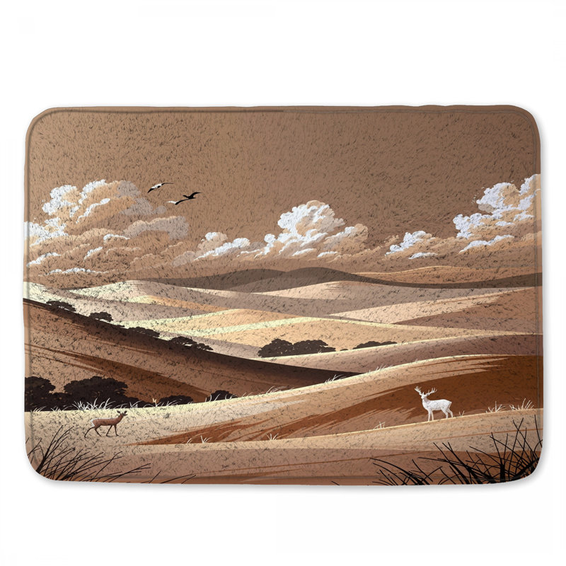Tapis de bain Rolling Hills, L 34 po x L 21 po